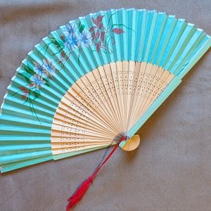 Folding 🌸🪭 Wood & Paper 🪭🌸 Fan